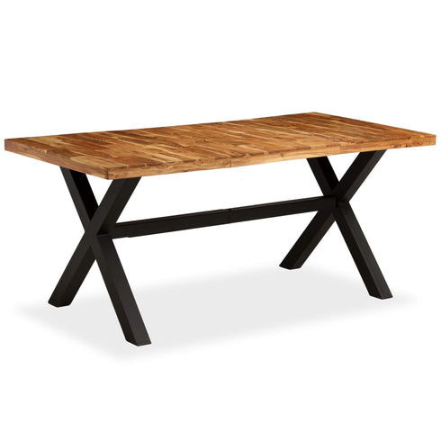 Rustika Rowe -  Dining Table Solid Acacia and Mango Wood 180x90x76 cm